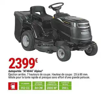 Gamm vert Autoportee at484a alpina offre