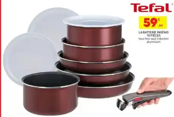 Stokomani Tefal La Batterie Ingénio 10 Pieces offre