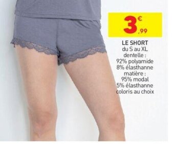 Stokomani Le Short offre