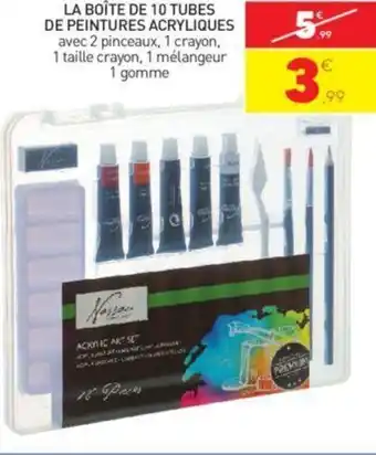 Stokomani La Boîte de 10 Tubes de Peintures Acryliques offre