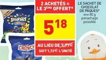 Stokomani Le Sachet de Chocolat de Pâques offre
