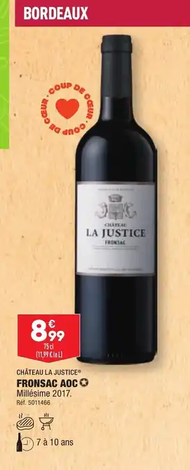 ALDI Fronsac AOC offre
