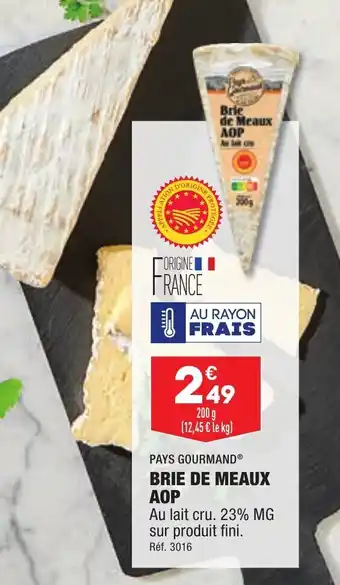 Brie de Meaux AOP