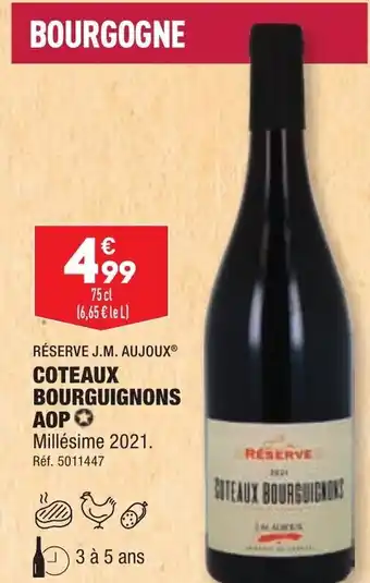 ALDI Coteaux Bourguignons AOP offre