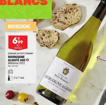 Bourgogne Aligoté AOC