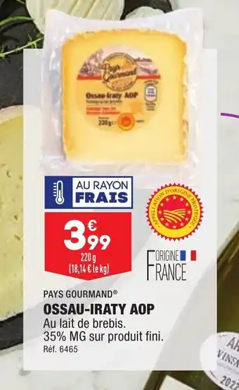 ALDI Ossau-Iraty AOP offre