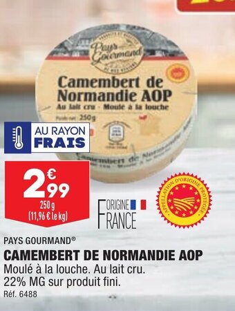 ALDI Camembert De Normandie AOP offre
