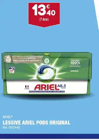 ALDI Lessive Ariel Pods Original offre