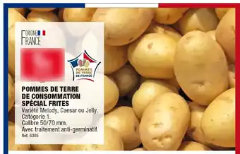ALDI Pommes De Terre De Consommation Spécial Frites offre