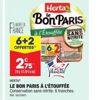 ALDI Le Bon Paris à L'Étouffée offre