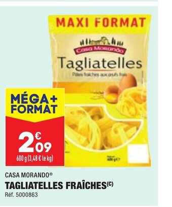 Tagliatelles Fraîches