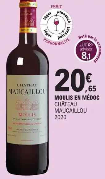 Moulis En Mèdoc Chateau Maucaillou 2020
