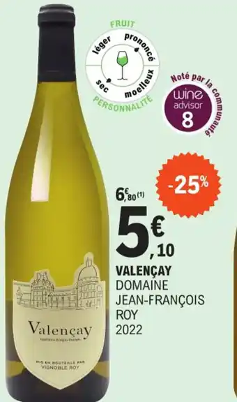 Valencay Domaine Jean-Francois Roy 2022