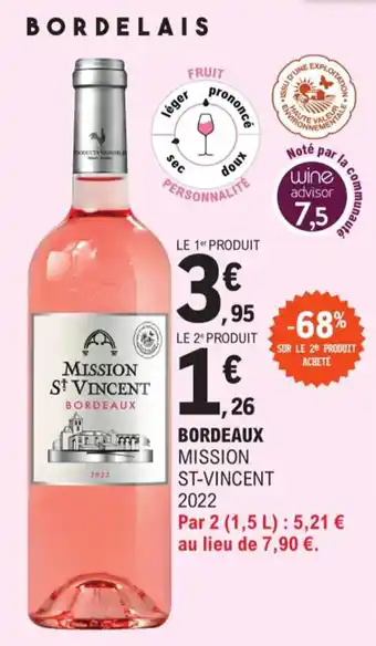 Bordeaux Mission St-Vincent 2022
