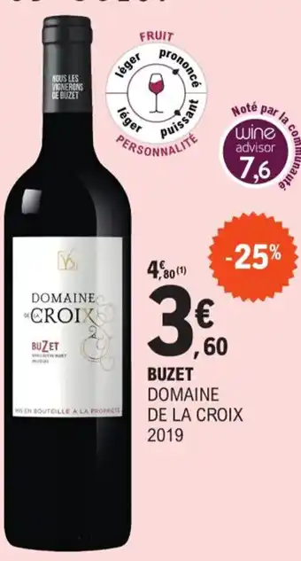 Buzet Domaine De La Croix 2019