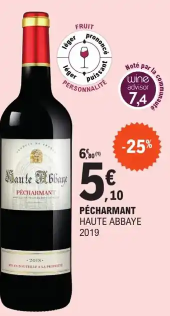 PĂšcharmant Haute Abbaye 2019