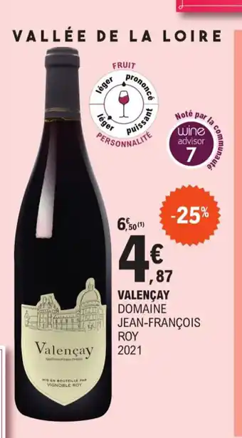 Valencay Domaine Jean-Francois Roy 2021