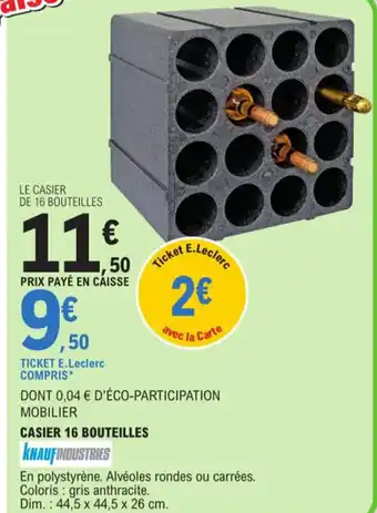 Casier 16 Bouteilles