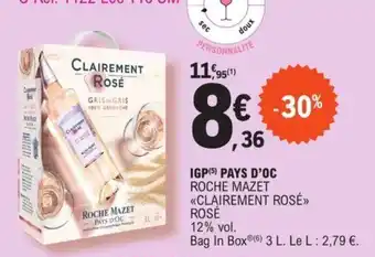 IGP Pays D'Oc Roche mazet