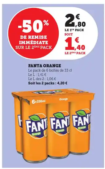 Super U Fanta Orange offre
