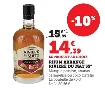 Super U Rhum Arrange Riviere du Mat 35 offre