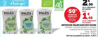 Super U Infusion Francaise Bio Pages offre