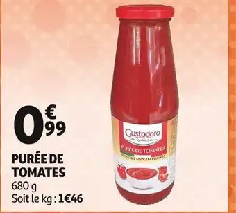 Auchan Purèe De Tomates offre
