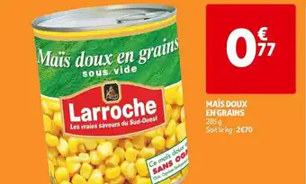 Mais Doux En Grains