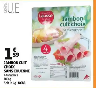 Jambon Cuit Choix Sans Couenne