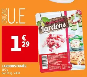 Auchan Lardons Fumés offre