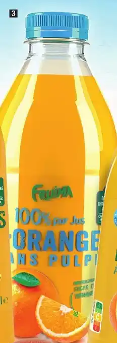 100% Pur Jus D'Orange Sans Pulpe