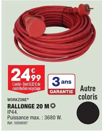 ALDI Rallonge 20 M offre