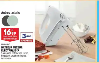 Batteur Mixeur électrique