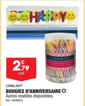 ALDI Bougies D'Anniversaire offre