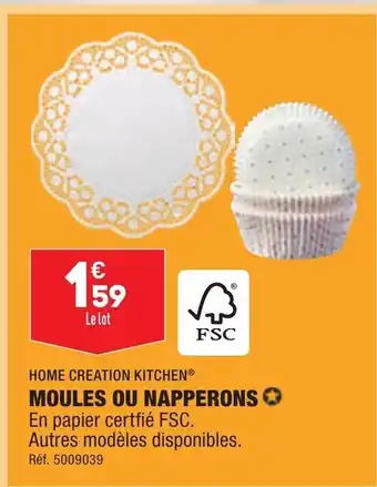 ALDI Moules Ou Napperons offre
