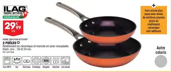 ALDI 2 Poêles offre