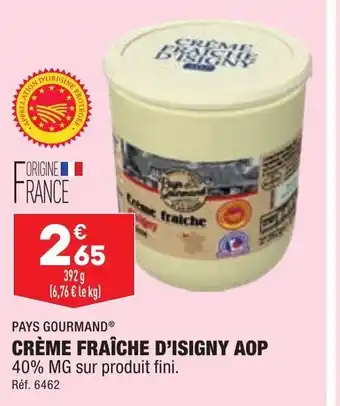 ALDI Crème Fraîche d'isigny AOP offre