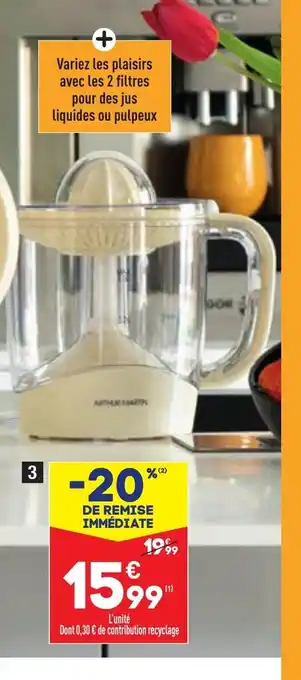 ALDI Presse agrumes electrique offre