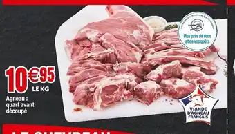 Cora x Carrefour Agneau quart avant decoupe offre