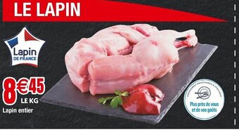 Cora x Carrefour Lapin entier offre