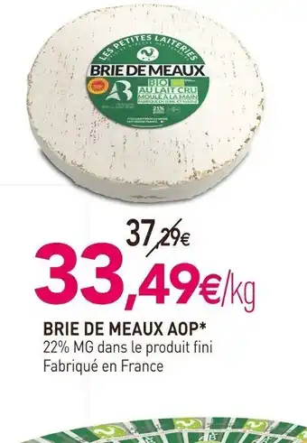 naturéO Brie de meaux AOP offre
