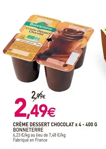 Creme dessert chocolat