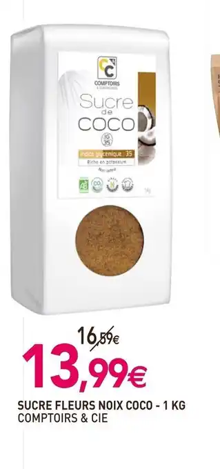 naturéO Sucre fleurs noix coco comptoirs & cie offre