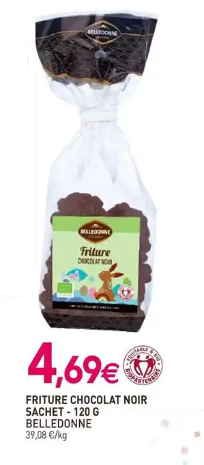 naturéO Friture chocolat noir sachet 120g offre