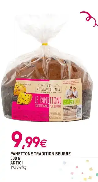naturéO Panettone tradition beurre offre