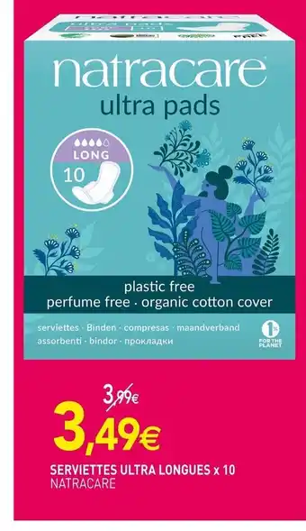 naturéO Serviettes ultra longues offre