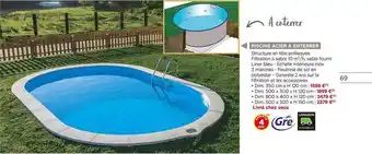 Bricomarché Piscine Acier à Enterrer offre