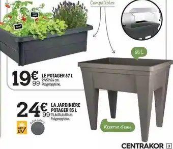 La Jardinière Potager 85 L