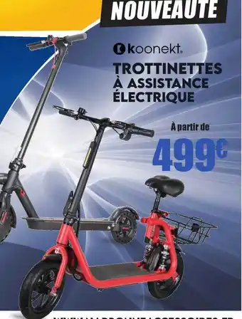 Narbonne accessoires Trottinettes à Assistance électrique Koonekt offre
