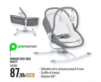 Orchestra Transat 2 En 1 Gis Sweety Premaman offre